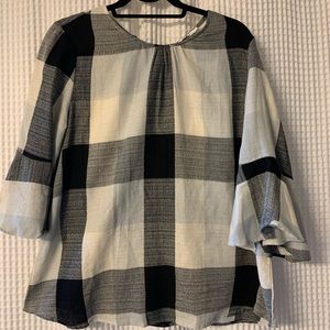 Checkered blouse